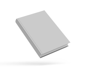 Blank hard cover book template