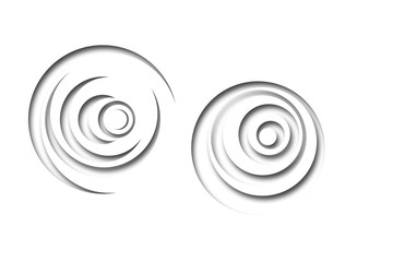 Fototapeta na wymiar white circles abstract background