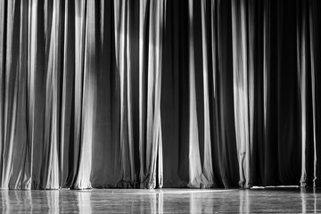 Curtain in the theatre.