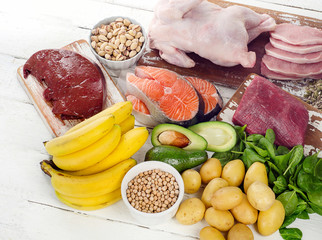 Natural products rich in vitamin B6.
