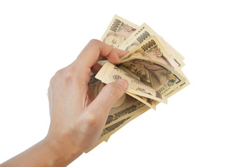 Count 10000 Japanese Yen Note