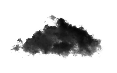 black cloud on white