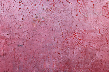 Red wall textures imitated by acrylic on canvas. Rough background.