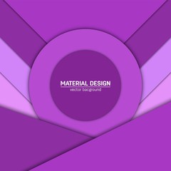 Vector material design background. Abstract creative concept layout template. For web and mobile app, paper art illustration design. style blank, poster, booklet. Motion wallpaper element. Flat ui