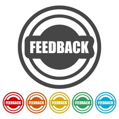 Feedback icons set 