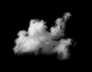 clouds on black background