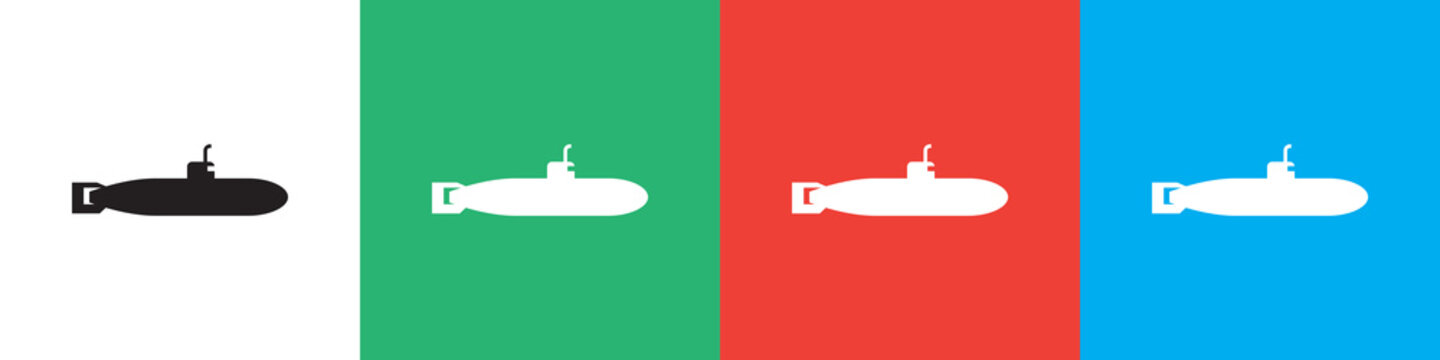 Submarine Icon Illustration