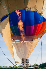 Colorful hot air balloon 
