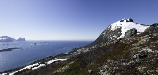 Coast of the Norwegian Sea.Tromso