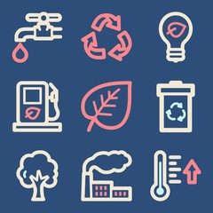 Ecology icon, green technology mobile sign. Eco infographics sym