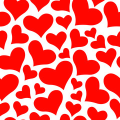 Color sweet All Lovers Day Valentine pattern. Seamless vector background.