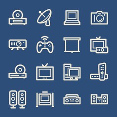 Electronic Appliances Web Icons