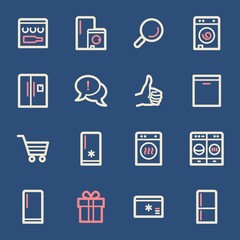 Kitchen Appliances Web Icons