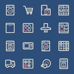 Kitchen Appliances Web Icons