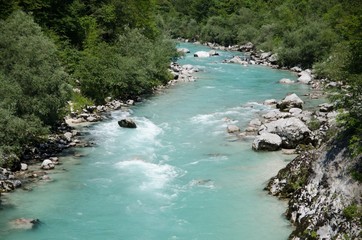 Obraz premium River Soca