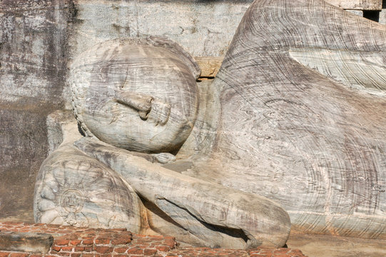 The Gal Vihara in the world heritage city Polonnaruwa, Sri Lanka