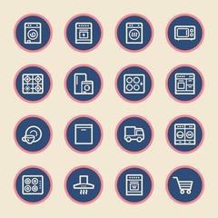 Kitchen Appliances Web Icons