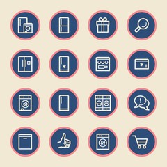Kitchen Appliances Web Icons