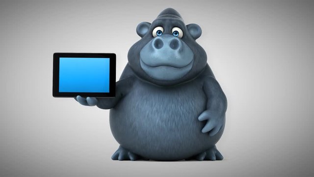 Fun gorilla - 3D Animation