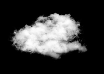 white clouds on black background