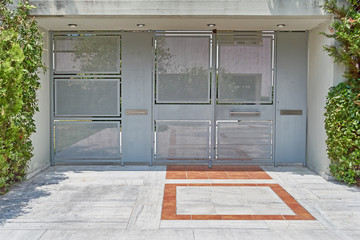 modern house entrance, Athens Greece