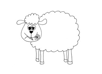 Noil in love with a flower in the mouth