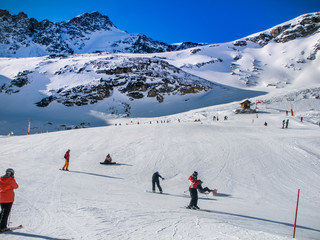 Fototapeta na wymiar Wintereindrücke in den Alpen