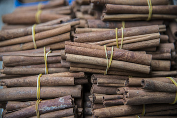 Cinnamon sticks  at  market, Acre