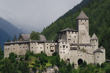 Castle Taufers in Campo Tures, Valle Aurina, Italy.