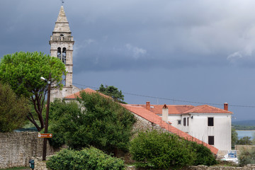 Nerezine,kleines Hafenstädtchen in Kroatien