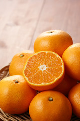 みかん　Japanese Mandarin orange　Mikan