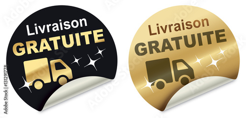 "LIVRAISON GRATUITE" fichier vectoriel libre de droits sur la banque d