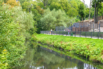 RUSSIA, KALININGRAD - August, 2016: Kaliningrad Zoo.