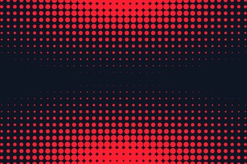 Abstract creative concept vector comics pop art style blank layout template with clouds beams and isolated dots pattern on background. For sale banner, empty bubble, illustration comic book design