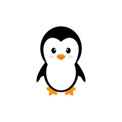 Obraz premium cartoon cute penguin