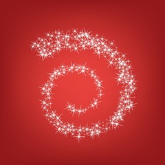 Creative concept Vector set of glow light effect stars bursts with sparkles isolated on black background. For illustration template art design, banner for Christmas celebrate, magic flash energy ray