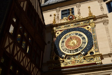 Gros-Horloge de Rouen, Normandie
