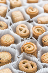 Bunch of butter cookies