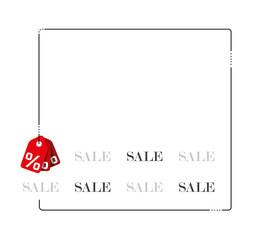 Sale, Gutschein, Prozent, Card, Fashion, Vector