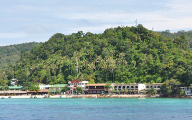 Phi Phi island main beach