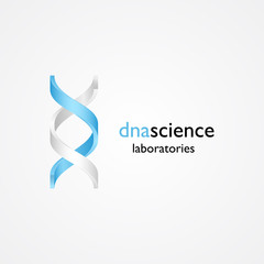 Fototapeta premium Spiral logo, logo design, abstract logo, DNA symbol