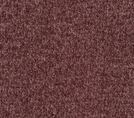 Brown color knitting cloth texture.