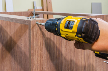 Assembling of furniture power tools