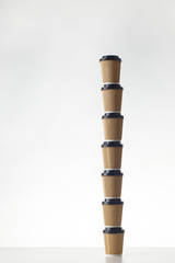takeaway cups tower