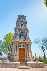 Fototapeta premium The clock tower Dolmabahce, istanbul