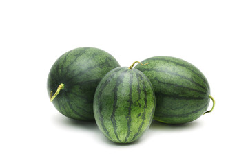 Watermelon Ripe and tasty isolated on white background