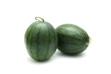 Watermelon Ripe and tasty isolated on white background