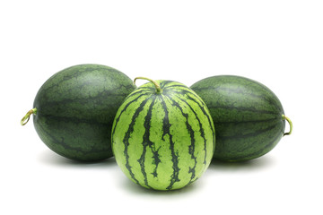 Watermelon Ripe and tasty isolated on white background