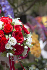 Red roses for love for Valentine's Day.