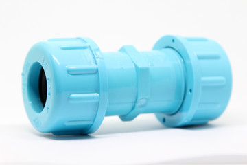 Union PVC isolated on white background.